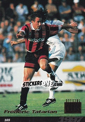 Sticker Frederic Tatarian - U.N.F.P. Football Cards 1996-1997 n. 165 - Panini