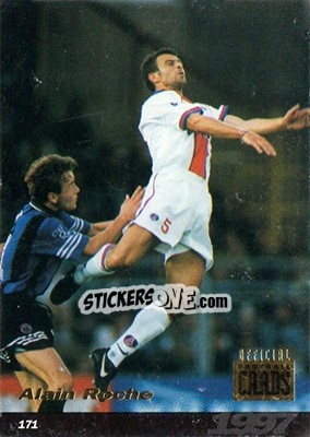 Sticker Alain Roche - U.N.F.P. Football Cards 1996-1997 - Panini