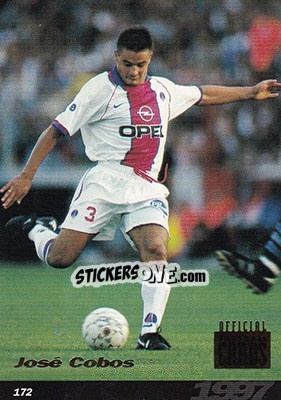 Sticker Jose Cobos - U.N.F.P. Football Cards 1996-1997 - Panini