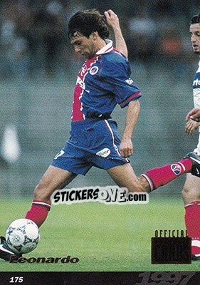 Sticker Leonardo - U.N.F.P. Football Cards 1996-1997 n. 175 - Panini