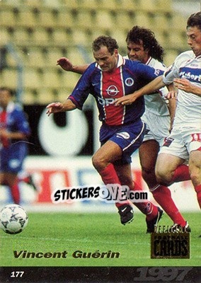 Sticker Vincent Guerin - U.N.F.P. Football Cards 1996-1997 - Panini