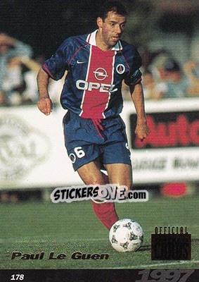 Cromo Paul Le Guen - U.N.F.P. Football Cards 1996-1997 - Panini