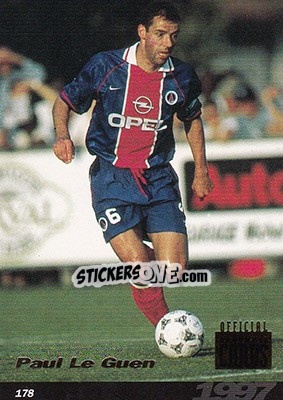 Sticker Paul Le Guen - U.N.F.P. Football Cards 1996-1997 n. 178 - Panini