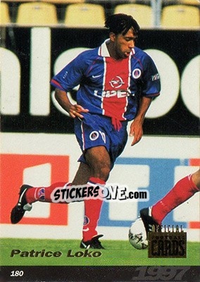 Cromo Patrice Loko - U.N.F.P. Football Cards 1996-1997 n. 180 - Panini
