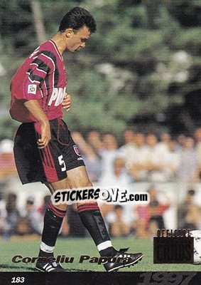 Sticker Corneliu Papura - U.N.F.P. Football Cards 1996-1997 - Panini