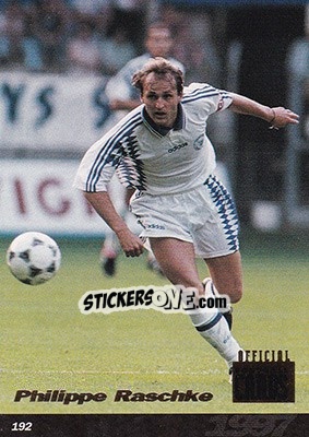Figurina Philippe Raschke - U.N.F.P. Football Cards 1996-1997 - Panini