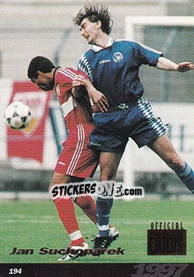 Sticker Jan Suchoparek - U.N.F.P. Football Cards 1996-1997 n. 194 - Panini