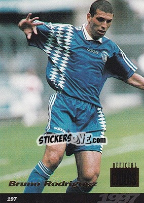 Sticker Bruno Rodriguez - U.N.F.P. Football Cards 1996-1997 - Panini