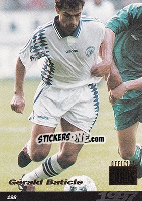 Sticker Gerald Baticle - U.N.F.P. Football Cards 1996-1997 n. 198 - Panini