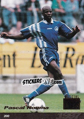 Sticker Pascal Nouma - U.N.F.P. Football Cards 1996-1997 n. 200 - Panini