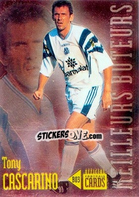 Sticker Tony Cascarino - U.N.F.P. Football Cards 1996-1997 n. B3 - Panini