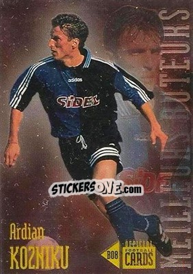 Sticker Ardian Kozniku - U.N.F.P. Football Cards 1996-1997 n. B8 - Panini