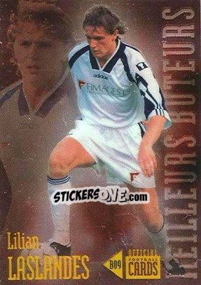 Sticker Lilian Laslandes - U.N.F.P. Football Cards 1996-1997 n. B9 - Panini