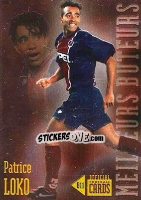 Cromo Patrice Loko - U.N.F.P. Football Cards 1996-1997 - Panini