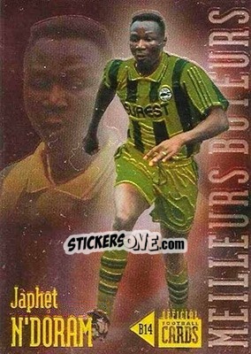 Cromo Japhet N'Doram - U.N.F.P. Football Cards 1996-1997 - Panini