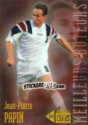 Sticker Jean-Pierre Papin - U.N.F.P. Football Cards 1996-1997 n. B15 - Panini