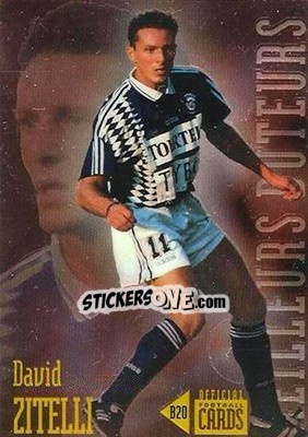 Sticker David Zitelli - U.N.F.P. Football Cards 1996-1997 n. B20 - Panini