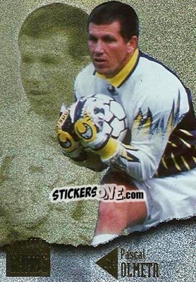 Cromo Pascal Olmeta - U.N.F.P. Football Cards 1996-1997 n. G14 - Panini