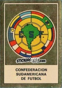 Cromo CONMEBOL - Badges football clubs - Panini