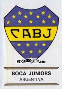 Sticker Boca Juniors - Badges football clubs n. 9 - Panini