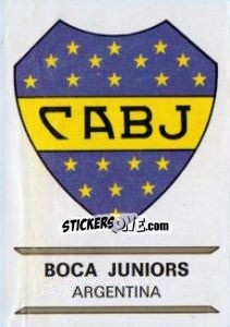 Cromo Boca Juniors - Badges football clubs - Panini