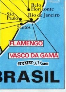 Cromo Map of Brazil