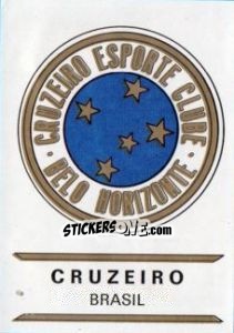 Sticker Cruzeiro - Badges football clubs n. 35 - Panini