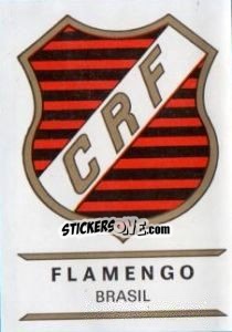 Figurina Flamengo - Badges football clubs - Panini