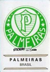Cromo Palmeiras - Badges football clubs - Panini