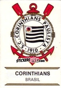 Cromo Corinthians - Badges football clubs - Panini