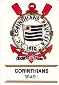 Sticker Corinthians - Badges football clubs n. 39 - Panini