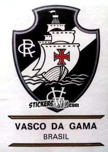Cromo Vasco da Gama - Badges football clubs - Panini