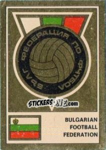 Figurina BFU - Badges football clubs - Panini