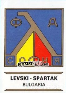 Cromo Levski-Spartak - Badges football clubs n. 46 - Panini
