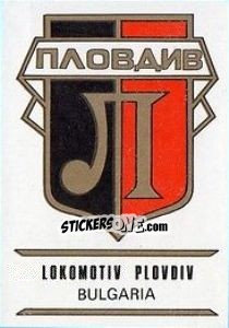 Cromo Lokomotive Plovdiv - Badges football clubs - Panini