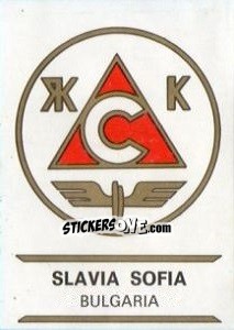Cromo Slavia Sofia - Badges football clubs n. 48 - Panini