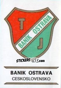 Figurina Banik Ostrava - Badges football clubs - Panini