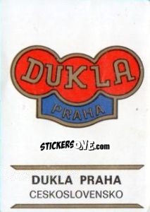 Figurina Dukla Praha - Badges football clubs - Panini