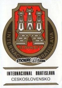 Sticker Internacional Bratislava - Badges football clubs - Panini