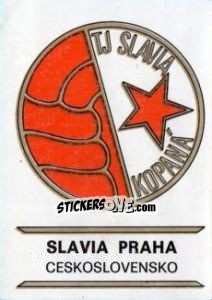 Sticker Slavia Praha - Badges football clubs - Panini