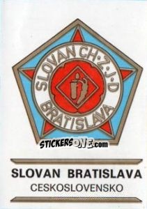 Sticker Slovan Bratislava - Badges football clubs - Panini