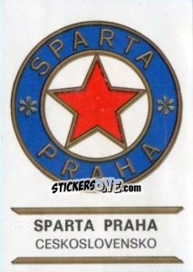 Figurina Sparta Praha - Badges football clubs - Panini