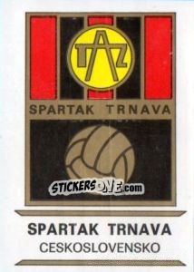 Cromo Spartak Trnava - Badges football clubs - Panini