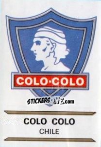 Figurina Colo Colo - Badges football clubs - Panini