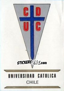 Figurina Universidad Catolica - Badges football clubs - Panini