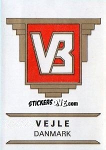 Sticker Vejle - Badges football clubs - Panini