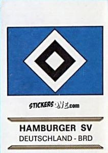 Sticker Hamburger SV - Badges football clubs n. 75 - Panini