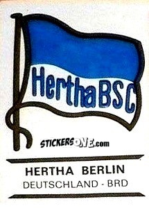 Figurina Hertha BSC - Badges football clubs - Panini