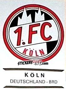 Figurina 1.FC Köln - Badges football clubs - Panini