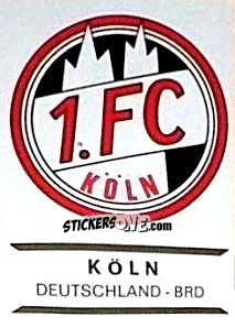 Sticker 1.FC Köln - Badges football clubs n. 77 - Panini